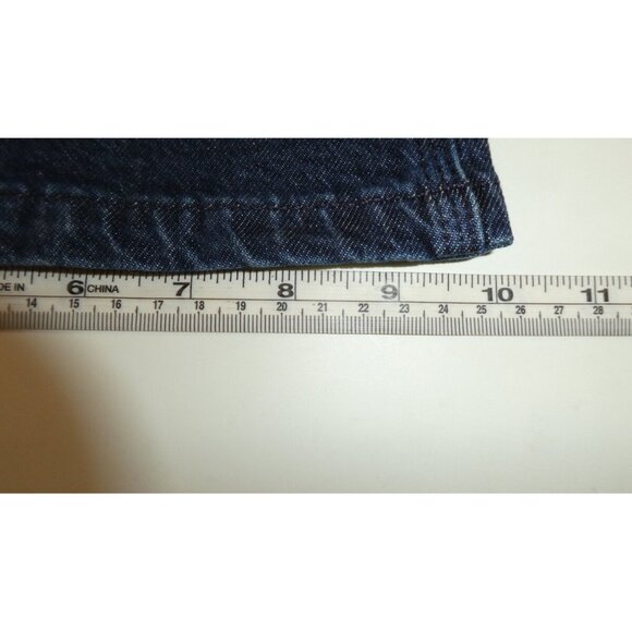 Gap Mid Rise 90s Loose Carpenter Jeans - Dark Blue - Picture 12 of 15